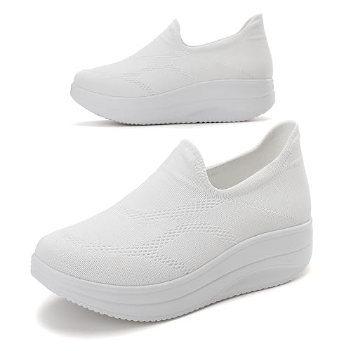 RUIDENG Women's Chunky Loafers