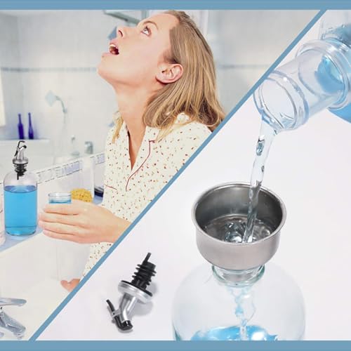 マウスウォッシュディスペンサー バスルーム用マウスウォッシュディスペンサー 詰め替え可能 マウスウォッシュボトル マウスウォッシャー容器 詰め替え可能なうがい薬ボトル容器