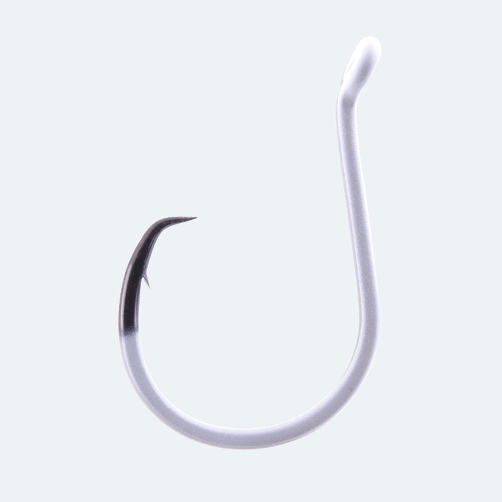 BKK OFFSET HEAVY CIRCLE GLOW HOOK | 2X | Glow in The Dark | Needle Point