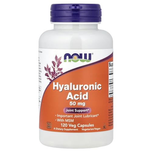 Image of Now Foods, Hyaluronic Acid, 50mg, 120 Veg Capsules