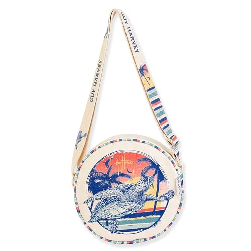 Guy Harvey Hawksbill Sea Turtle Retro Crossbody Bag