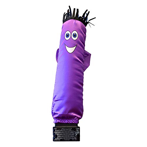 Image of LookOurWay Air Dancers Mini Inflatable Tube Man Set - 29 inch Wacky Waving Inflatable Tube Guy with Blower for Desktop Advertising - Purple