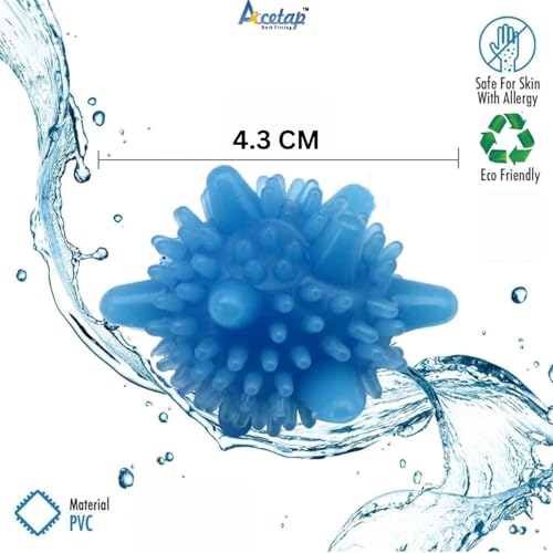 Image of Acetap Washing Machine Cleaner Balls, Reusable Scrubbing Laundry Balls, Tangle-Free Clothes Cleaning Ball, Enhances Washing Power, Prevents Wrinkles & Lint, Durable Washer Balls (Pack of 10)