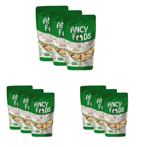 Image of Ancy Kagazi Badam 600 Grams (200 Grams X 3) - Thin Shell Almonds | Packed with Protein, Fiber, and Vitamins | Badam with Shell - Easy to Crack, Supports Brain Health and Boosts Energy - Great Snack Option for Office, School, or Fitness Enthusiasts