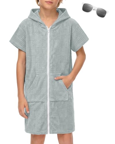 Image of BesserBay Boys Girls Swim Cover Up Terry Cloth Swimwear