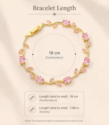 Image of Tulips Bracelet for Women | Floral Charm Adjustable Gold Plated Bracelet for Girls