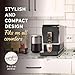 Tchibo Automatic Espresso & Coffee Machine Bundle with Built-in Grinder, Comes With 3 x 12 oz. Bags of Whole Bean Coffee, Green