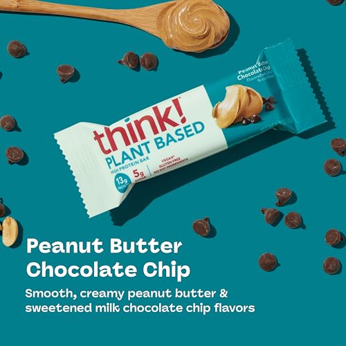 Think! Barras Veganas Proteicas 10 Unidades Maní Chocolate miniatura 3