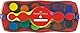 FABER-CASTELL 125030 - Farbkasten CONNECTOR mit 12 Farben, inklusive Deckweiß, Pinselfach und Namensfeld, rot, 1 Stück