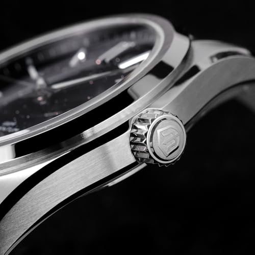Image of watchdives WD0003C Elementum Original Design Men Watch VH31 Sweep Second Quartz Watch 36mm Sapphire Crystal Luxury Wristwatch 100m Waterproof Stainless Steel