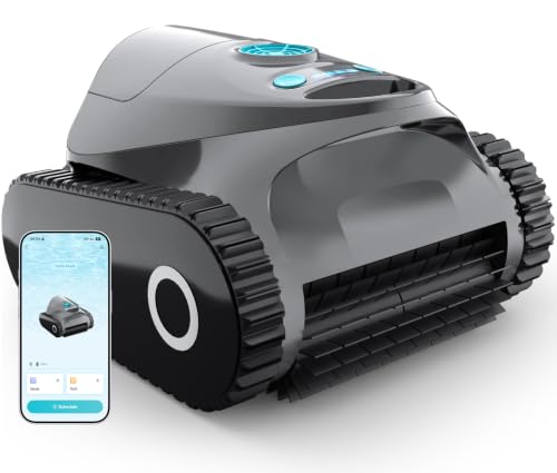 [2026 NEW] C1 Robotic Pool Cleaner with 180Mins, Deep Gray