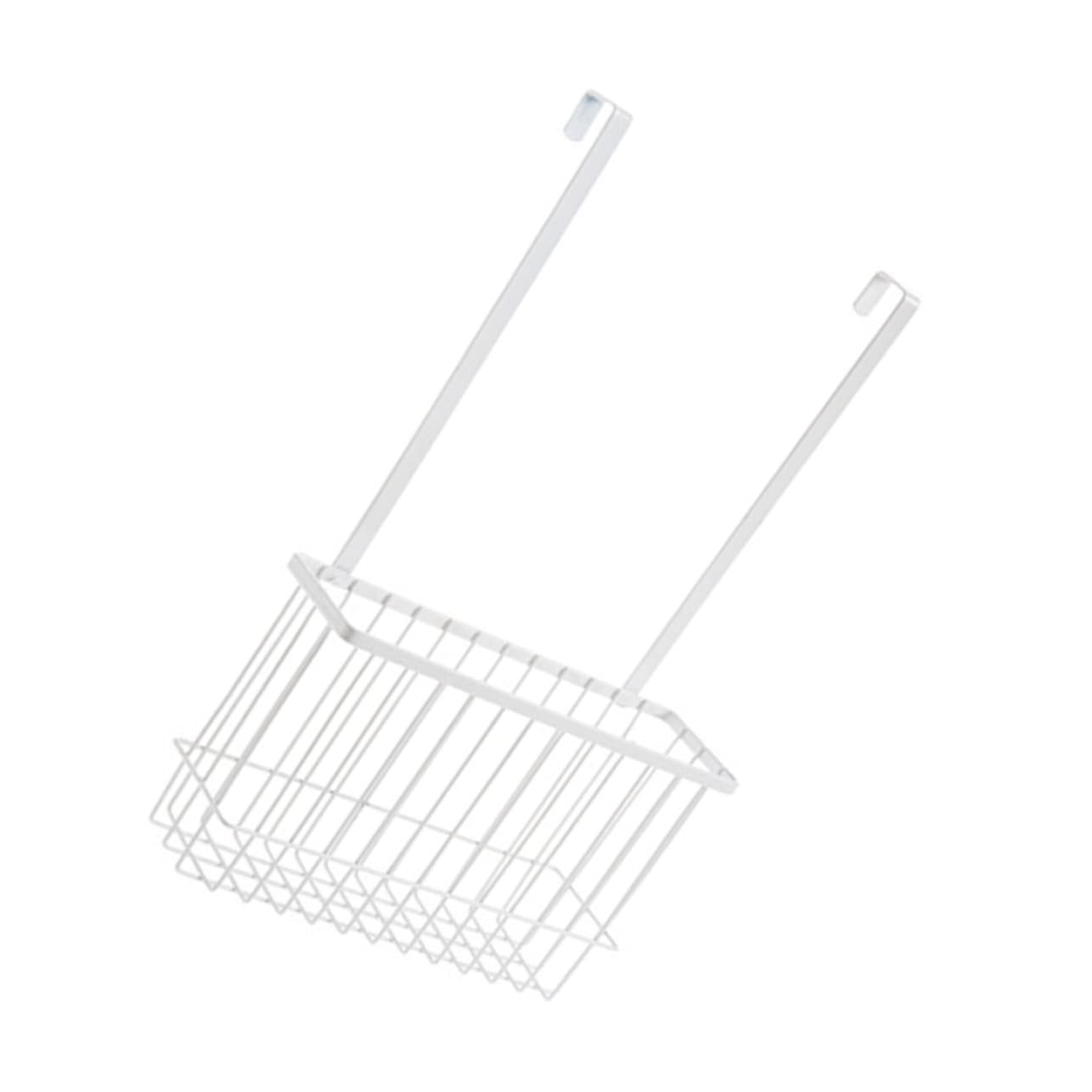 SHOWERORO Extended Over The Cabinet Door Organizer Hanging Basket for Kitchen Bathroom Storage No Drilling Required Space-saving for Easy Access to Supplies