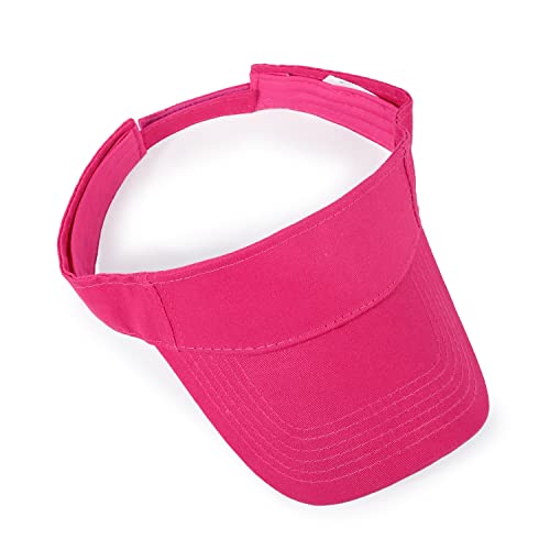 Image of HH HOFNEN Sports Sun Visor Hats Cotton Twill Ball Adjustable Sun Caps for Men Women