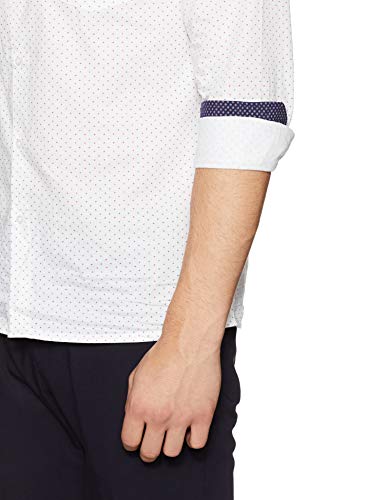 Image of Diverse Men's Cotton Printed Full Sleeve Regular Formal Shirt