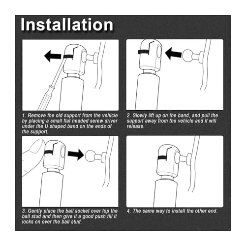 Entretoises capot Lexus LS400 1998-2000 berline support levage 20.47