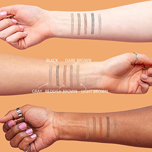 Eyebrow Pencil Eyebrow Microblading Pen - Eye Makeup Eyebrow Pen Micro 4 Point Brow Pen Lift & Snatch Eyebrow Microblading Pen Long-Lasting Waterproof Natural Eyebrow Hair (Reddish Brown) #TOP4