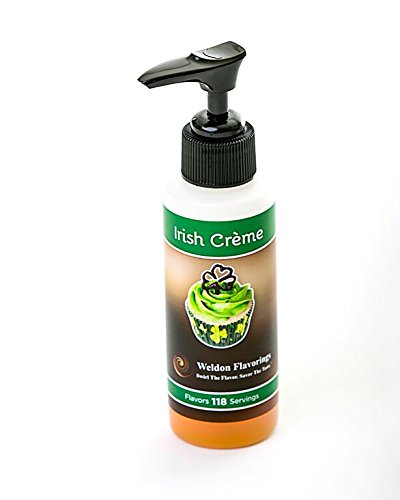 Weldon Flavorings, Irish Creme Unsweetened Coffee Flavoring (Includes Pump)