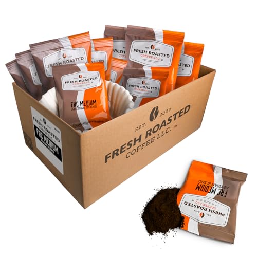 Fresh Roasted Coffee, FRC Medium Roast Blend, Kosher, Pre-Ground Fractional Packs, 2.25 Ounce, 36 Count