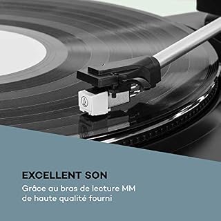 AUNA Fullmatic – Platine entièrement Automatique, 33 ou 45 TR/Min, 30 ou 17 cm Format Record, Port USB, Entrée AUX… - Les Beatles, Paul McCartney, John Lennon, RIngo Starr, George Harrison AUNA Fullmatic - Platine entièrement Automatique, 33 ou 45 TR/Min, 30 ou 17 cm Format Record, Port USB, Entrée AUX… – Image 5
