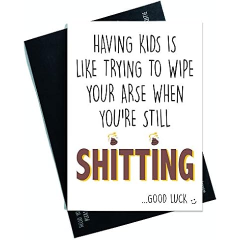 Funny Pregnancy Card for Baby Shower Cover