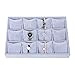 STYLIFING Watch Tray 12 Slots, Watch Box Organizer Bracelet Display Case Bangle Storage Holder Velvet Jewelry Tray for Men Women