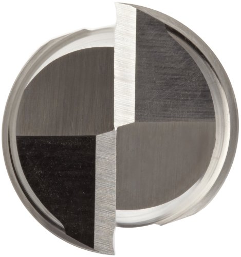 Image of 5111715 High Speed Steel (HSS) Square Nose End Mill, Inch, Weldon Shank, Uncoated (Bright) Finish, 30 Degree Helix, 2 Flutes, 4.25 inch Overall Length, 1.2500 inch Cutting Diameter, 3 /4 inch Shank Diameter