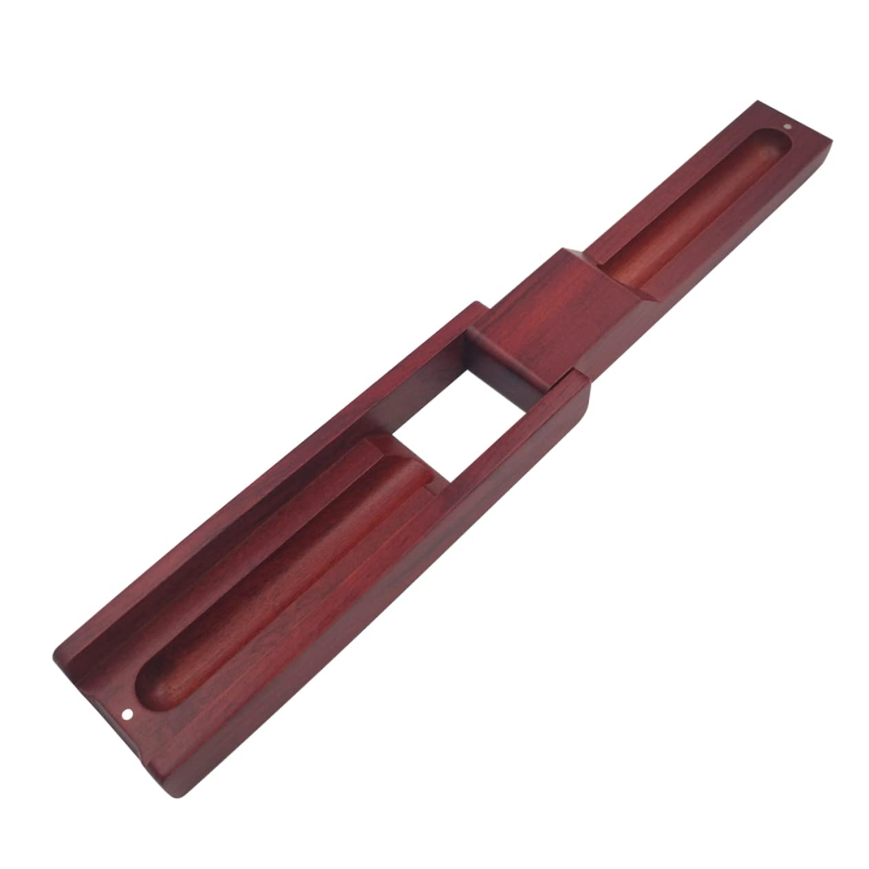PLAFOPE Estuche para Lápices de Madera Marrón, Caja de Papelería Retro