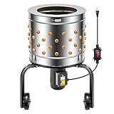 VIVOHOME Chicken Plucker, Electric Poultry Defeathering Remover with 20” Diameter Barrel and 108 Soft Fingers, Heavy Duty Fowl Food Processor for Home and Commercial Use