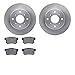 Dynamic Friction Company Rear Brake Rotors with 5000 Advanced Brake Pads 6502-59172