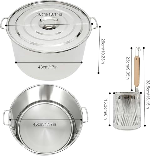Insert de 5 trous pot pour pâte en acier inoxydable multi-cuisson - 8