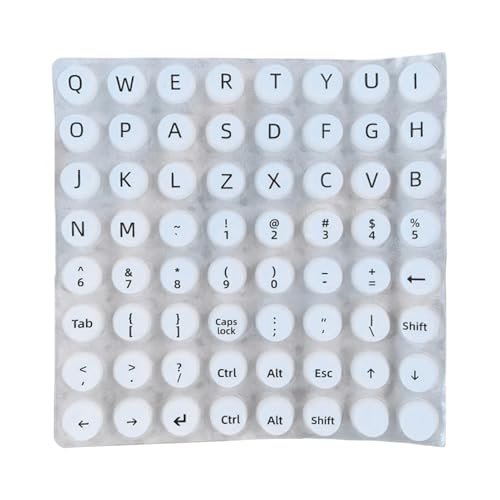 Adesivi A Bolle Per Tastiera Tasti a Bolla Per Unghie Lunghe - Keycaps Antiscivolo Accessori per Ufficio per Uomo Donna Casa Viaggio Computer Gioco Laptop