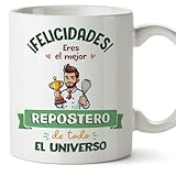 reposteros mexicanos famosos ☕ TAZAS DE CERÁMICA DE ALTA CALIDAD para REPOSTERO! Nuestras tazas son resistentes tanto al microondas como al lavavajillas. Para que la taza perdure como un recuerdo original para siempre! Color blanco, 11 oz / 330 ml.