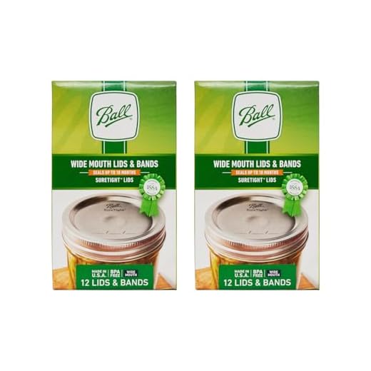 Ball Jars Wide Mouth Lids & Bands 2 Pack (24 Lids and 24 Bands)
