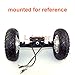 L-faster Off Road Skateboard Truck for Single Shaft Hub Motor Wheel Mountain Board Spring Truck Compatible with Hoverboard Motor Wheel
