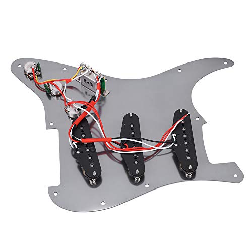 Pickguard chargé pour Guitare, Pickguard chargé avec Micros Aimantés SSS Précâblés Pickguard Guitare pour Accessoires D… - Les Beatles, Paul McCartney, John Lennon, RIngo Starr, George Harrison Pickguard chargé pour Guitare, Pickguard chargé avec Micros Aimantés SSS Précâblés Pickguard Guitare pour Accessoires D… – Image 6