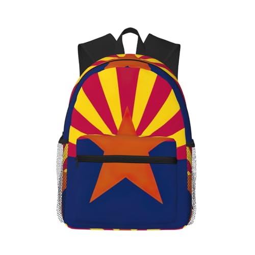 Sac à dos multipoches léger noir Arizona avec rangements ergonomiques