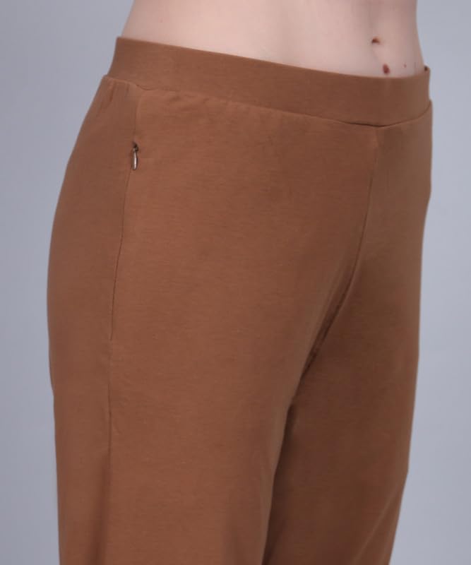 Image of Women's Cotton Light Weight Comfortable, Stretchable, Breathable & Soft Pant Style Jeggings