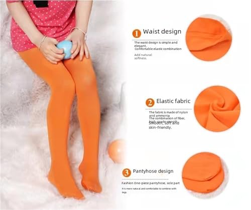 Girls Microfiber Tights Multiple Color, Candy Color Children Girls Tights, Women Pantyhose Girls Dance Tights4