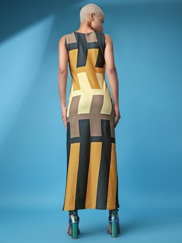 Image of PURVAJA Women's Bodycon Maxi Length Dress (Wini-106-110)