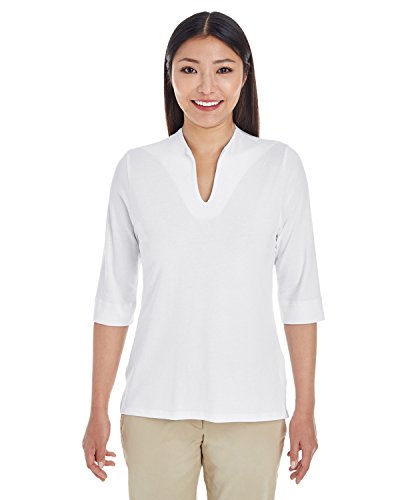 Devon & Jones Womens Tailored Open Neckline Top (DP188W)
