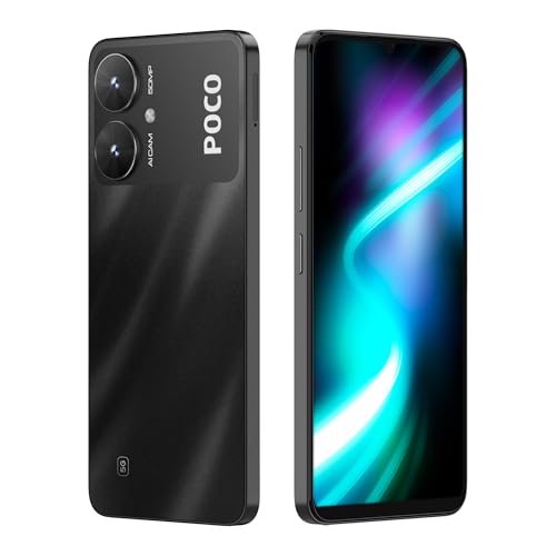 POCO M6 5G (Galactic Black, 4GB RAM, 128GB Storage) | MediaTek Dimensity 6100+ 5G Processor | 5000 mAh Battery + 18W Fast Charging | 50 MP AI... - Image 4