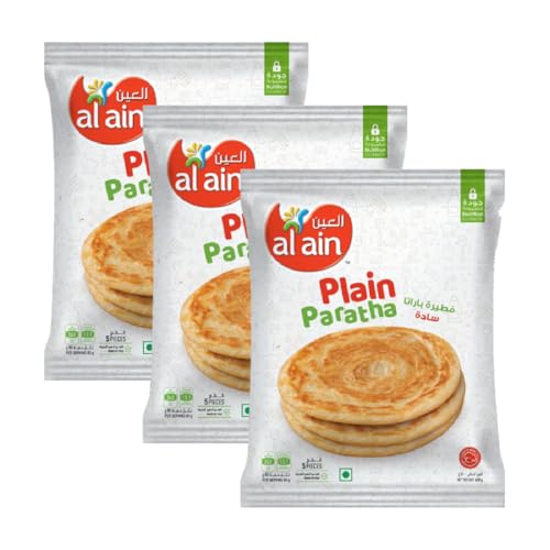 Al Ain Plain Paratha Value Pack 5 pcs 3 x 400 g