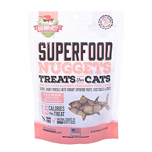 SuperFood Nuggets Treats for Cats - Salmon Recipe (B083JLDT34) Amazon Price History, Amazon Price Tracker