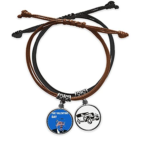 Bracelet cuir Trump pour vos soirées - L'élégance d'une chaîne de main unique