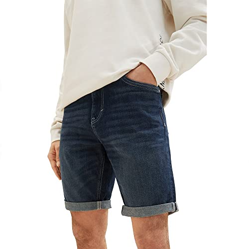TOM TAILOR Herren Slim Fit Jeans Bermuda Shorts mit Stretch