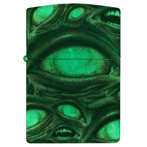 Encendedor Zippo Zombie Eye Glow in The Dark miniatura 2