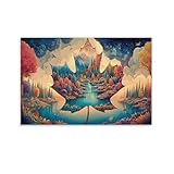 Dimensioni dell'arte domestica: 08×12inch (20×30cm)，12×18inch (30×45cm) ，16×24inch (40×60cm)，20×30inch (50×75cm)，Due opzioni per ogni prodotto, libero di scegliere tra incorniciato e non incorniciato