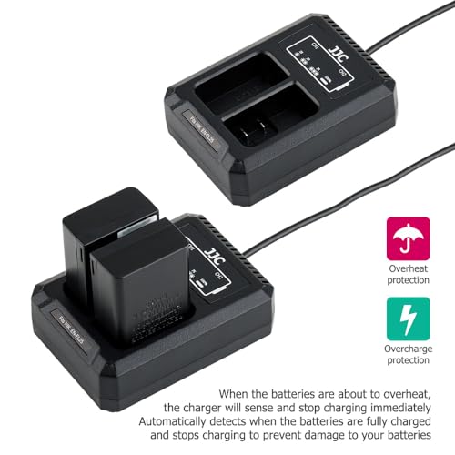 Image of JJC EN-EL25 Battery Charger Dual Slot for Nikon Z50 II Z50 Z30 Zfc Cameras