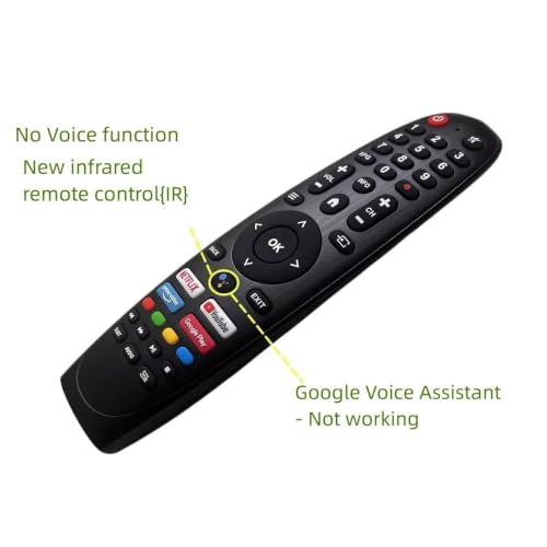 Image of BLACKSHEEP Compatible for Sansui Tv Remote Original Suitable Smart Android FHD UHD Television 32 43 55 65 inches and Make Sure Existing Remote Match Exactly to Replicate and Perform Comfortably