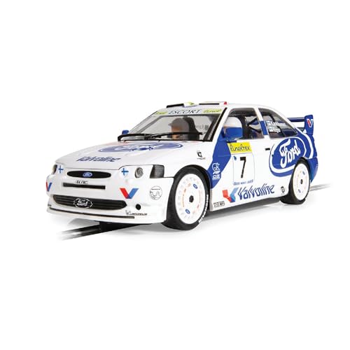 Scalextric Cars - C4513 Ford Escort WRC - Monte Carlo 1998 - Toy Slot Car for use with Race Tracks and Set - Small Kids Gift Ideas for Boy/Girl, Accessories